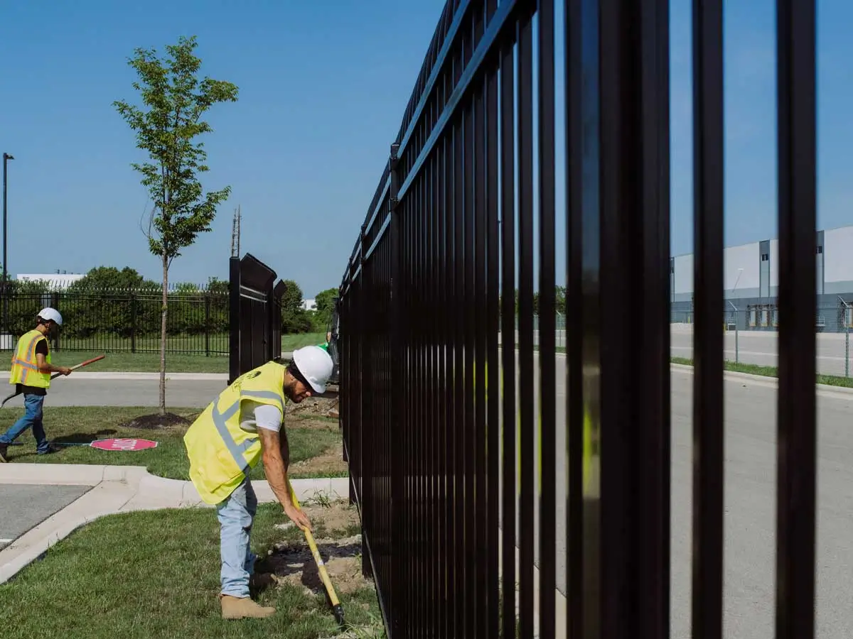 Commercial aluminum fence columbus ohio fence company 103125 4