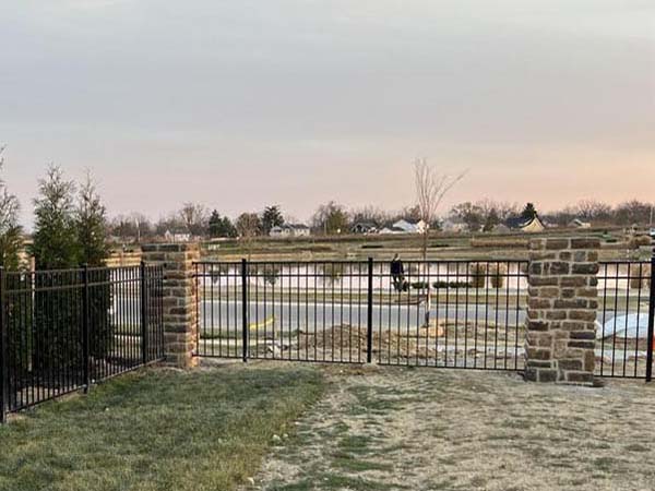 Photo of a Columbus OH aluminum fence