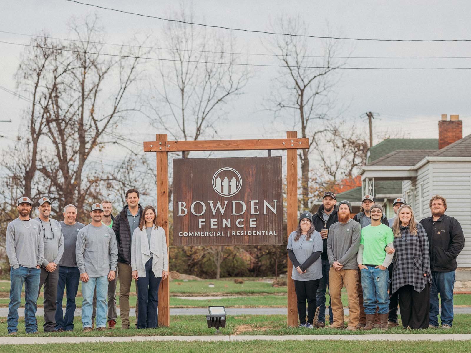 Bowden Fence team of fence professionals in Columbus Ohio