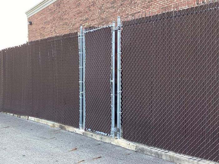 Clintonville Ohio chain link privacy fencing